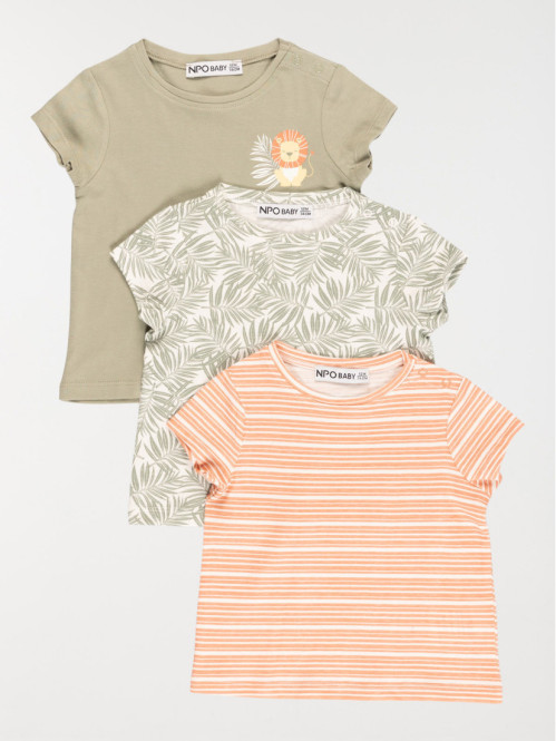 Lot de 3 T-shirts garçon (3-36M)