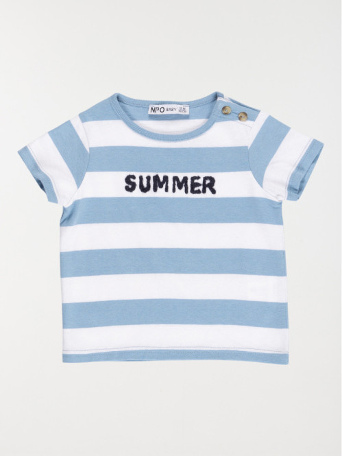 T-shirt rayé summer garçon (3-36M)