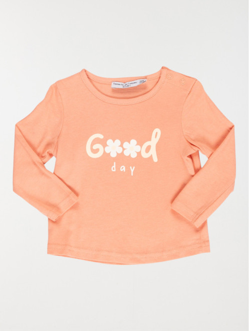 Tee-shirt good day fille (3-36M)