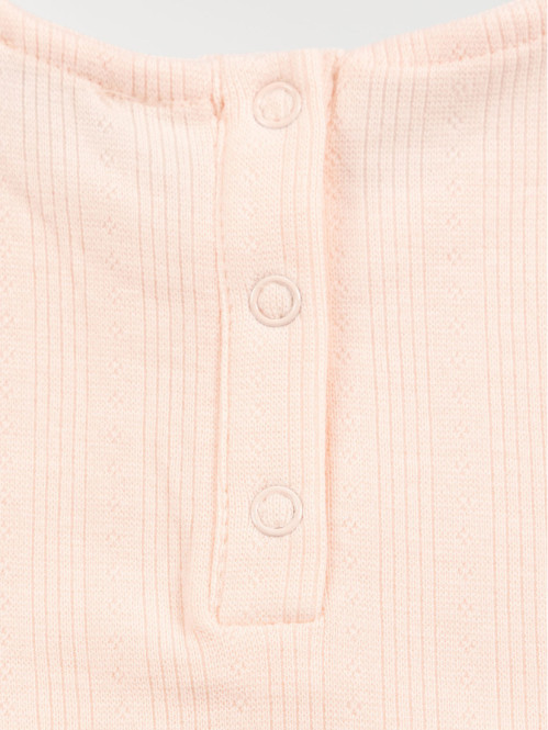 Tee-shirt fille rose pêche (3-36M)