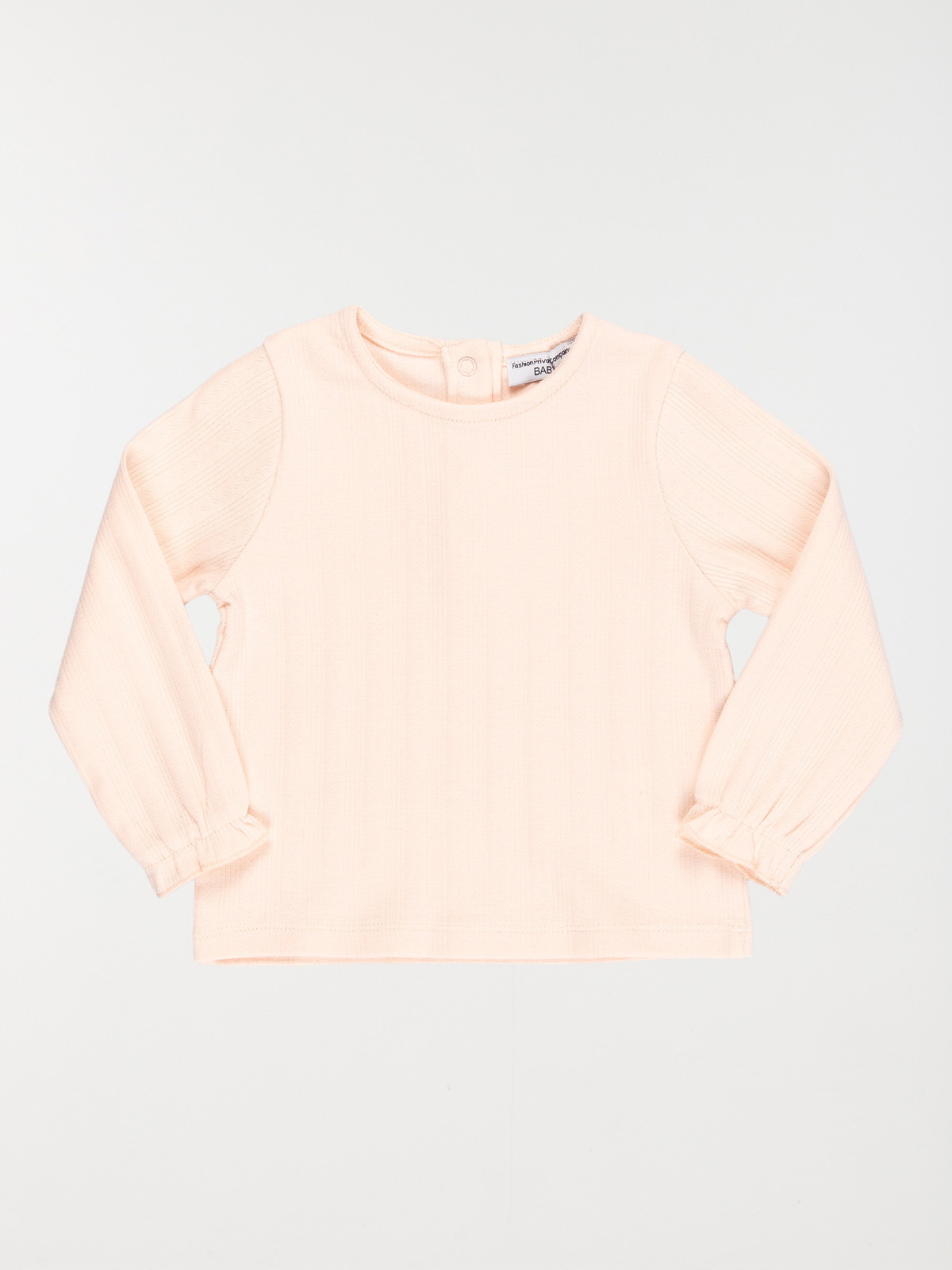 Tee-shirt fille rose pêche (3-36M)