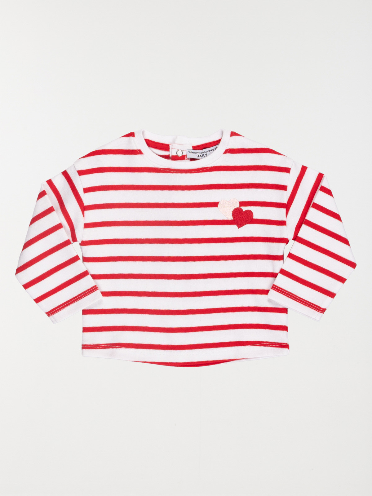 Tee shirt message coeur (3-36M)