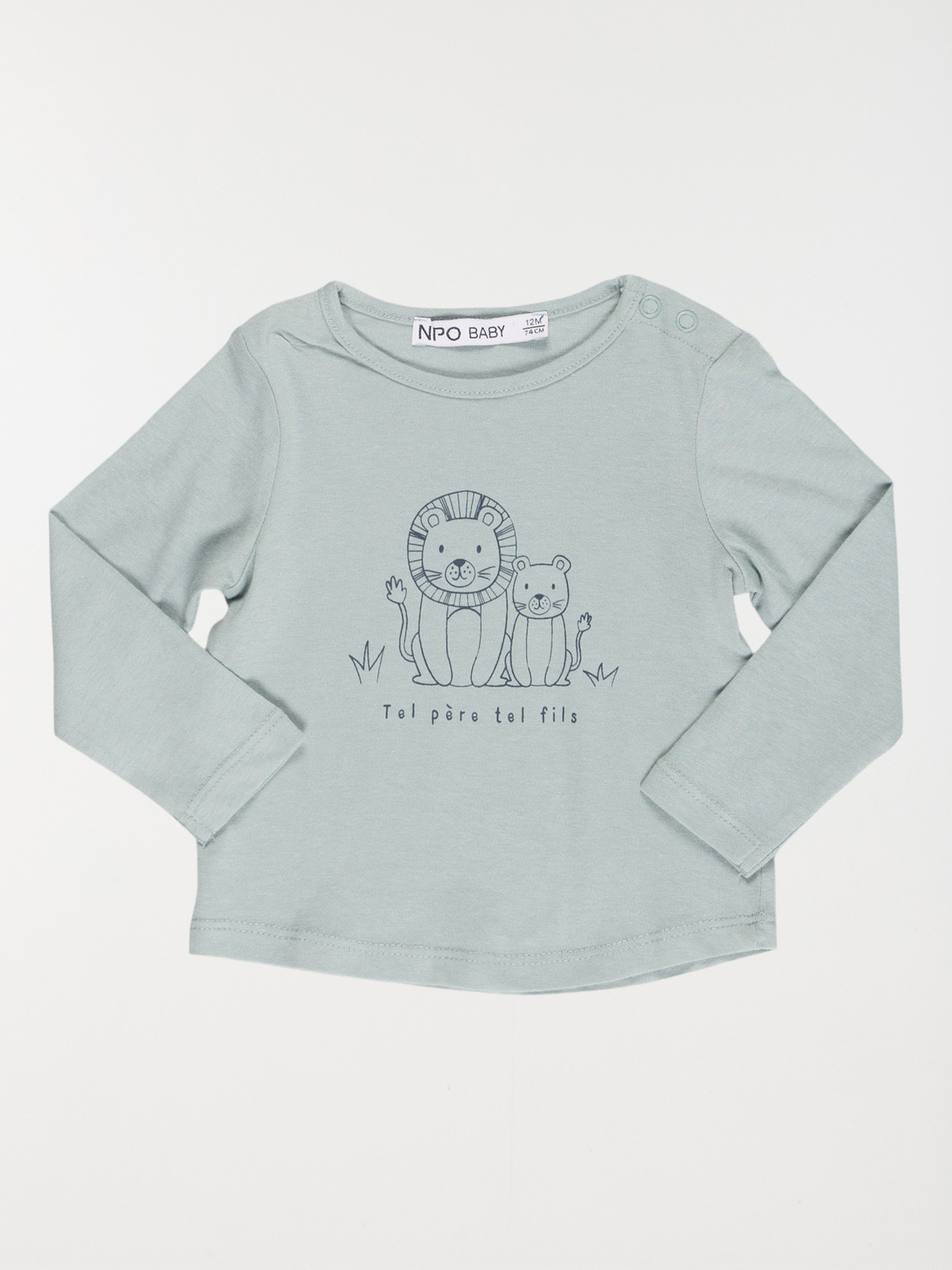 T-shirt tel père tel fils garçon (3-36M)