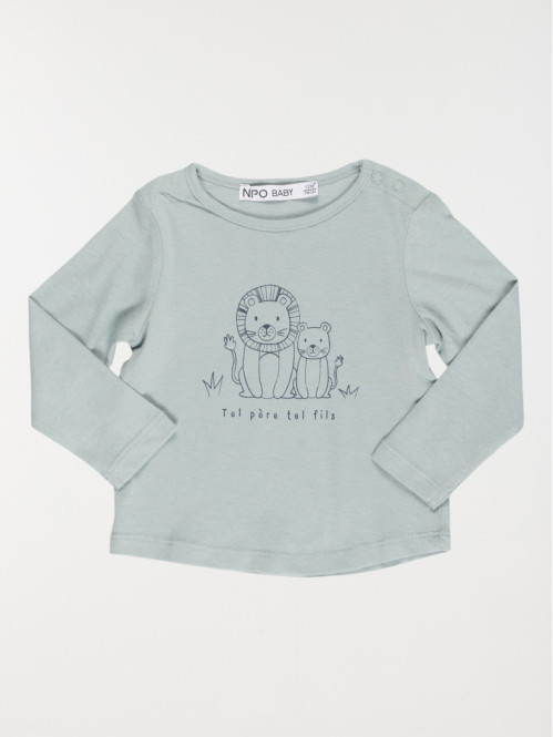 T-shirt tel père tel fils garçon (3-36M)