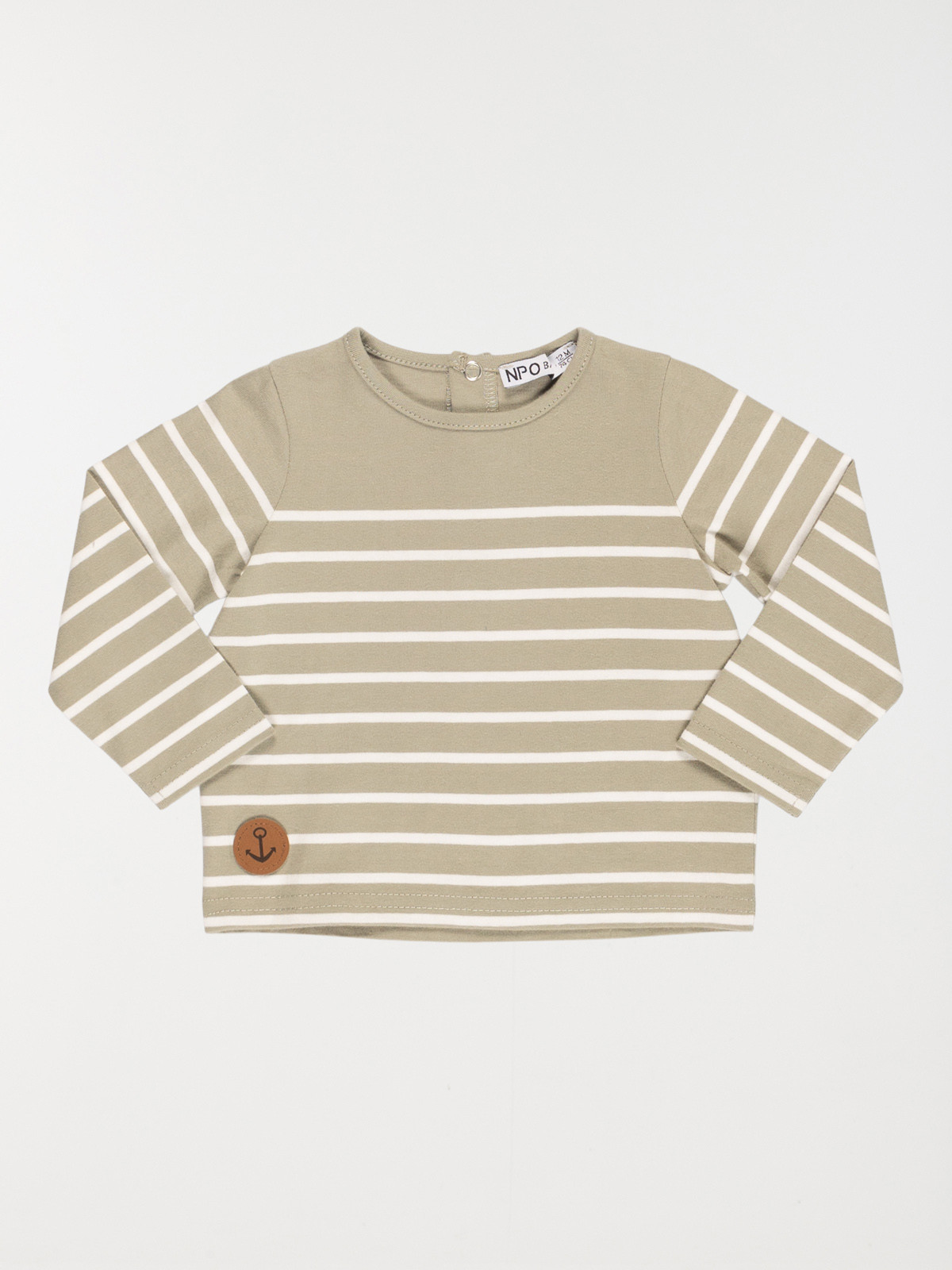 Tee-shirt écru rayé garçon (3-36M)