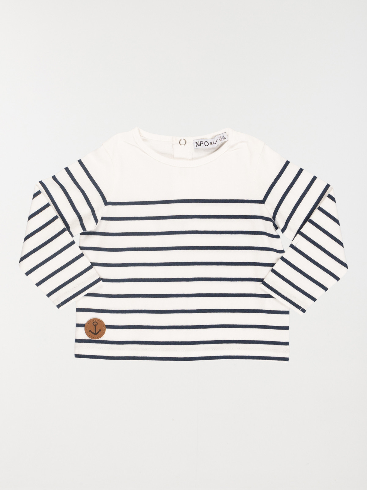 Tee-shirt écru rayé garçon (3-36M)