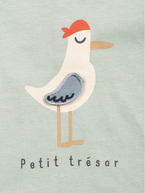 Tee-shirt vert d'eau garçon (3-36M) Tee-shirt vert d'eau garçon (3-36M)