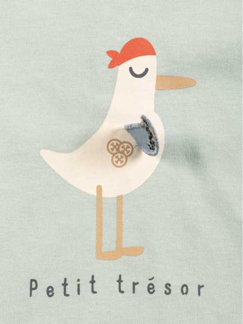 Tee-shirt vert d'eau garçon (3-36M) Tee-shirt vert d'eau garçon (3-36M)