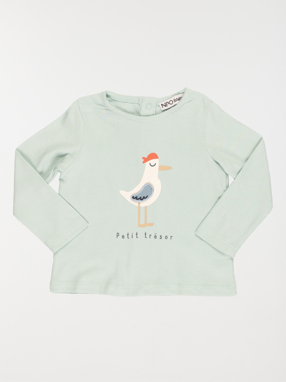 Tee-shirt vert d'eau garçon (3-36M)