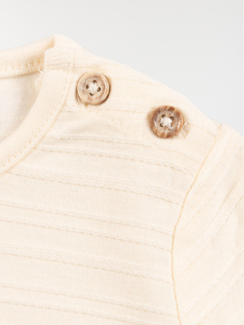 Tee-shirt coquille d'oeuf garçon (3-36M)