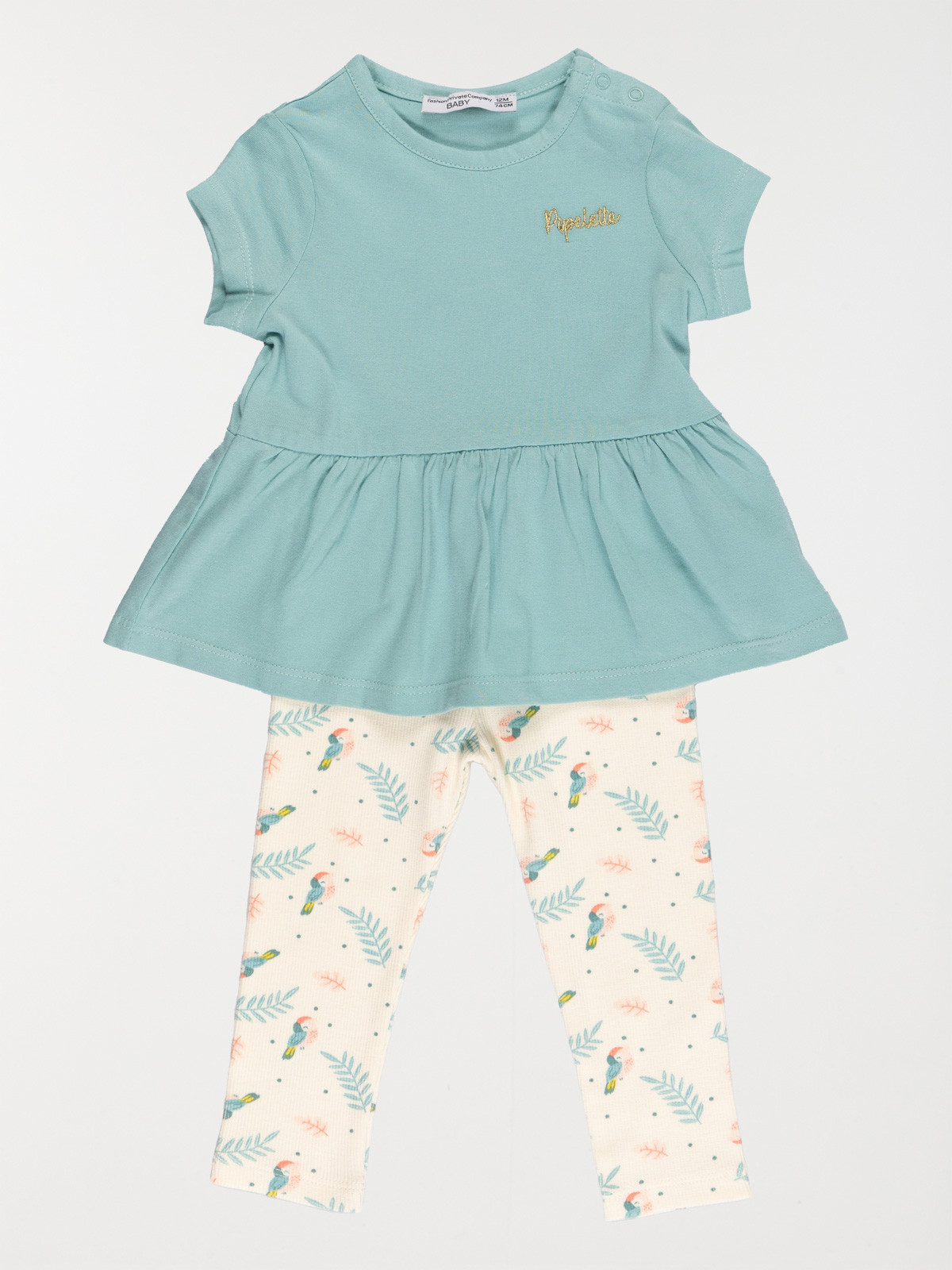 Ensemble t-shirt/legging fille (3-36M)
