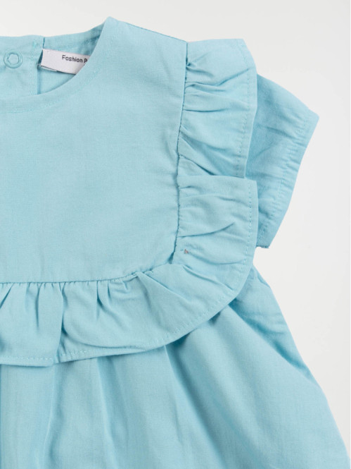 Ensemble robe et cycliste fille (3-36M) Ensemble robe et cycliste fille (3-36M)