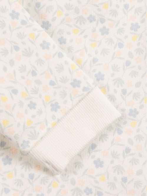 Sweat imprimé fleuri fille...