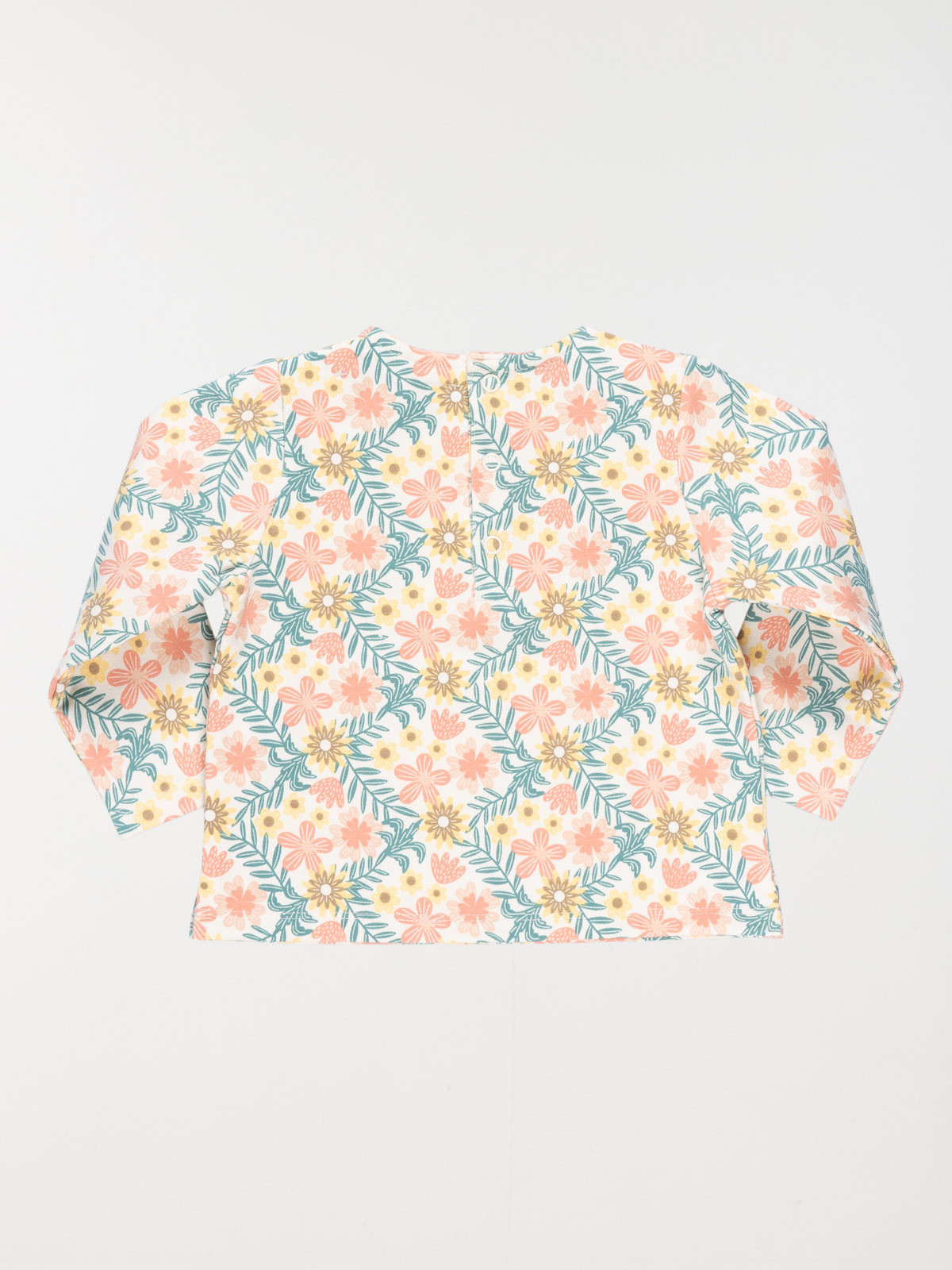 Sweat fleuri fille vanille (3-36M) Sweat fleuri fille vanille (3-36M)