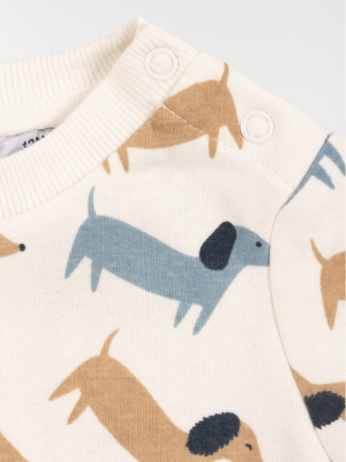 Sweat motif chien garçon (3-36M) Sweat motif chien garçon (3-36M)