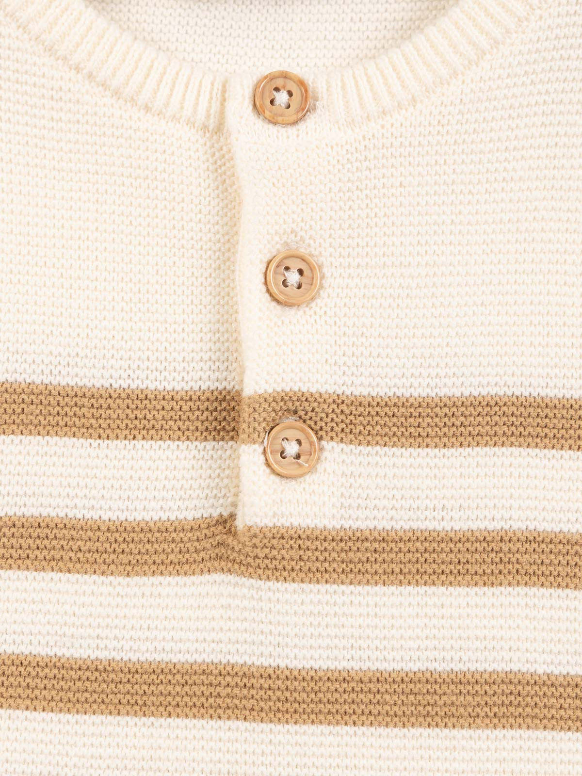 Pull coquille d'oeuf garçon (3-36M)