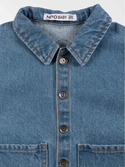 Veste jean light stone garçon (6-36M) Veste jean light stone garçon (6-36M)
