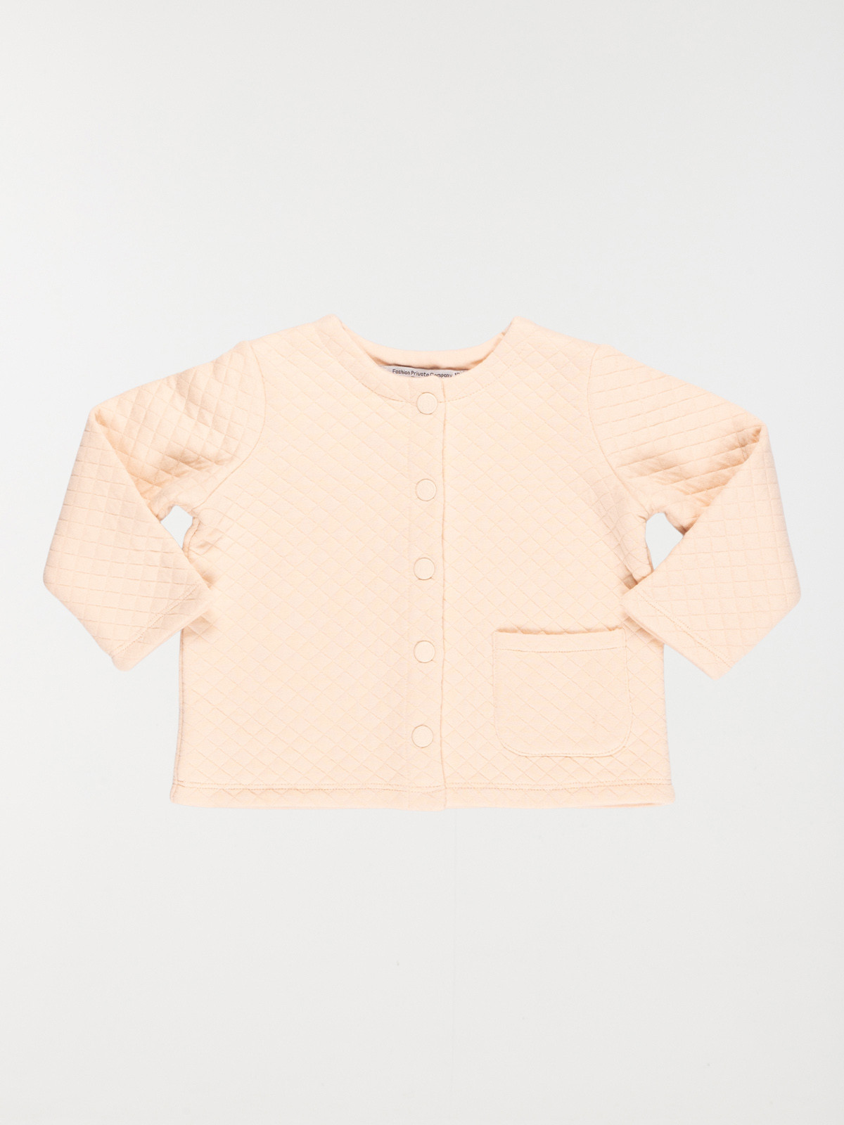 Gilet rose pêche fille (3-36M)