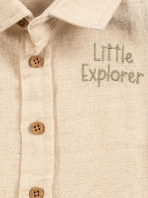 Chemise garçon lin baby (6-36M)