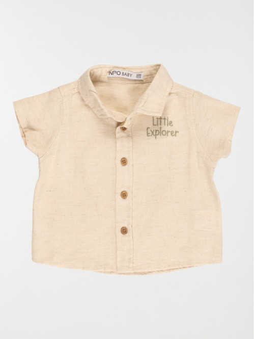 Chemise garçon lin baby (6-36M)