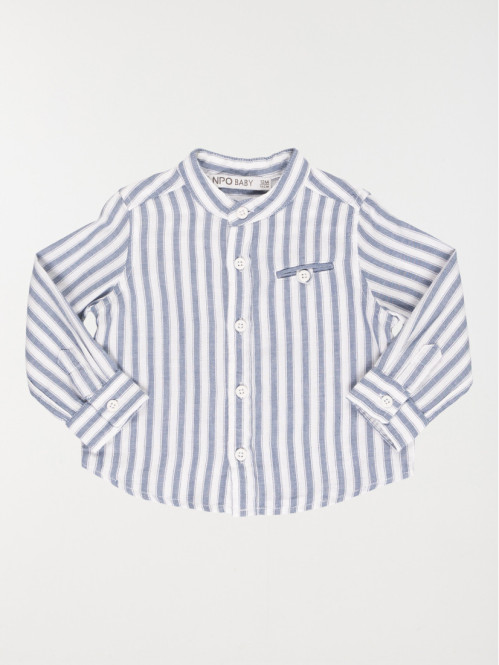 Chemise rayée garçon (6-36M)