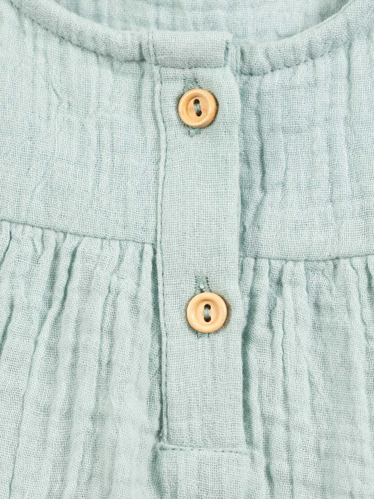 Blouse évasée menthol fille (3-36M)