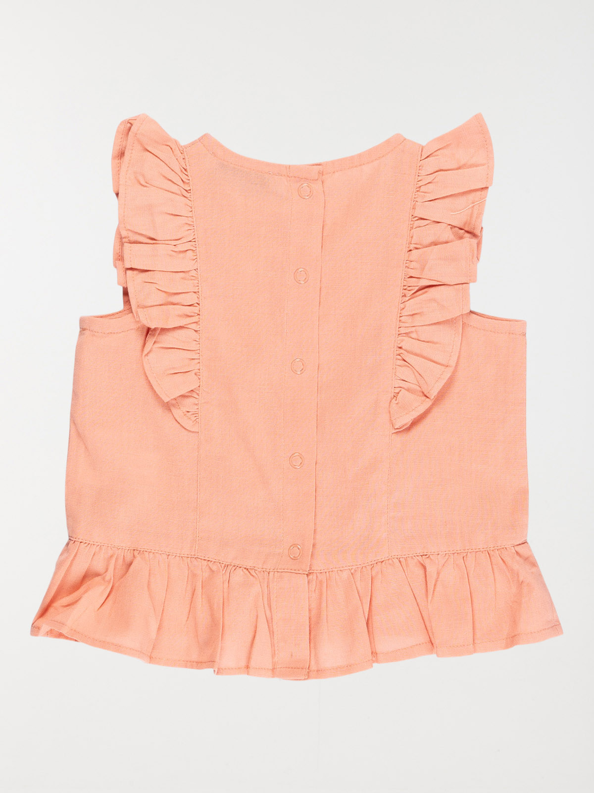 Blouse rose brique fille (3-36M)