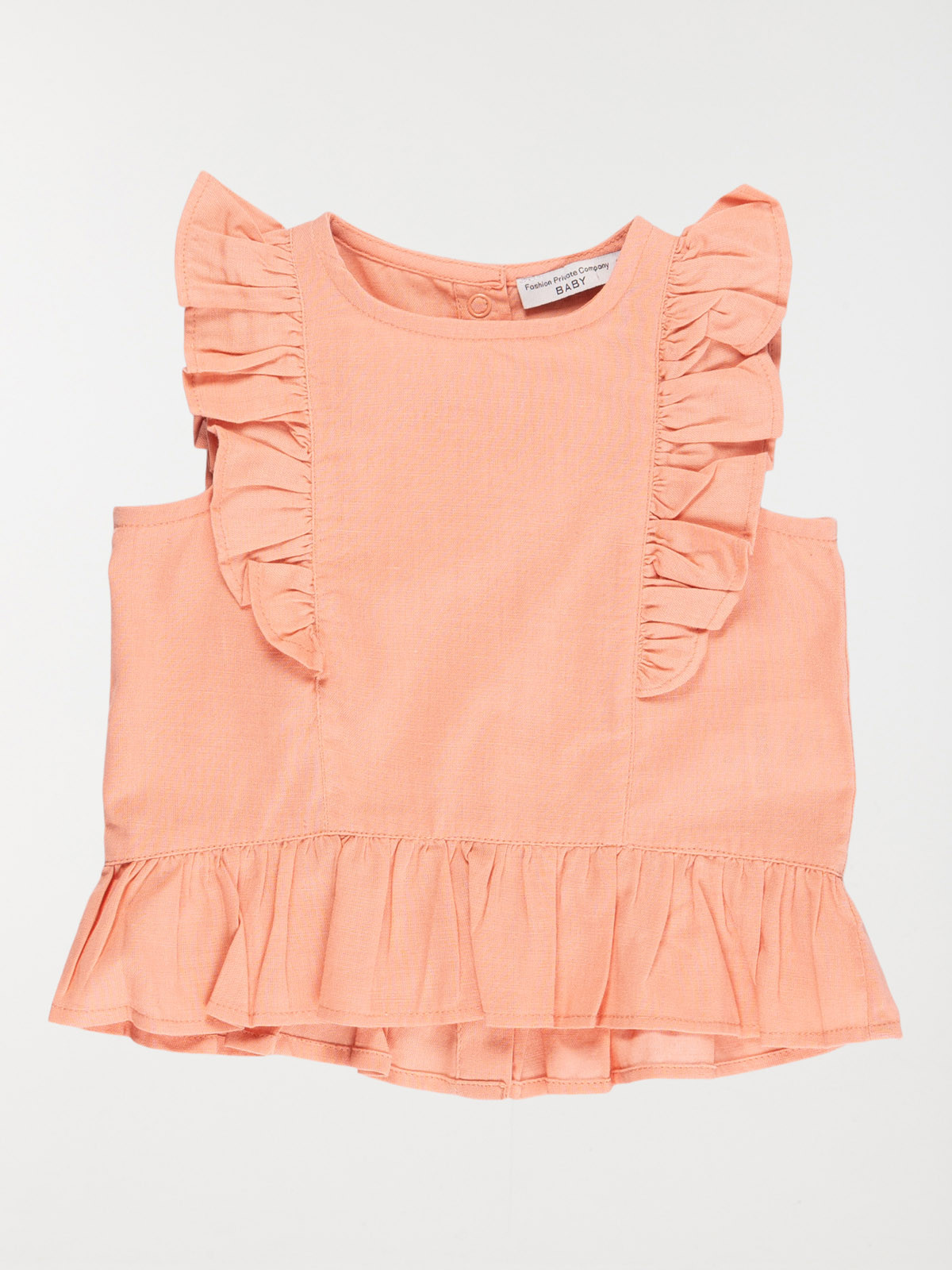 Blouse rose brique fille (3-36M)