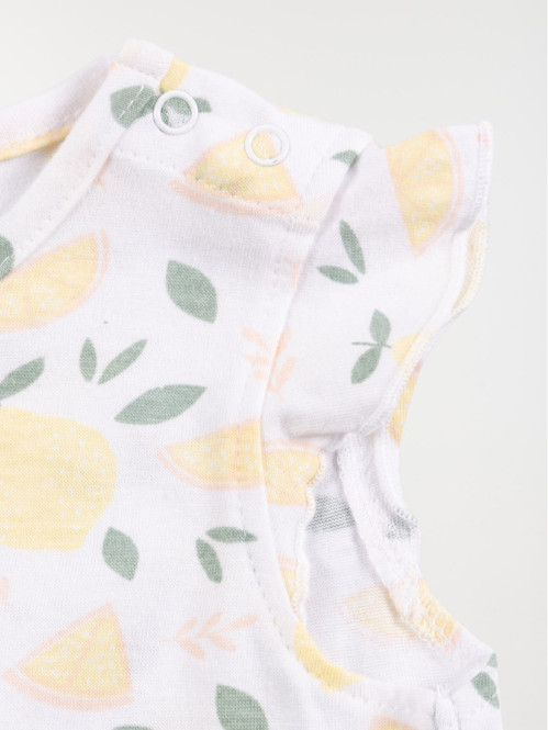 Robe motif citron fille...