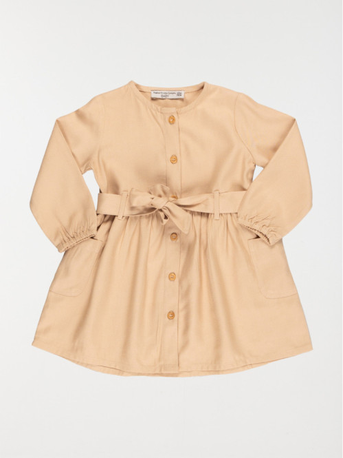 Robe fille café au lait (3-36M)