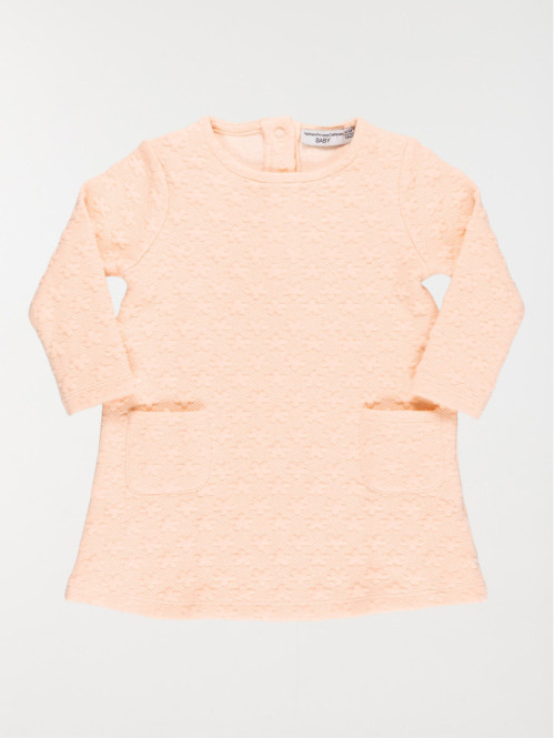 Robe fille pêche (3-36M)