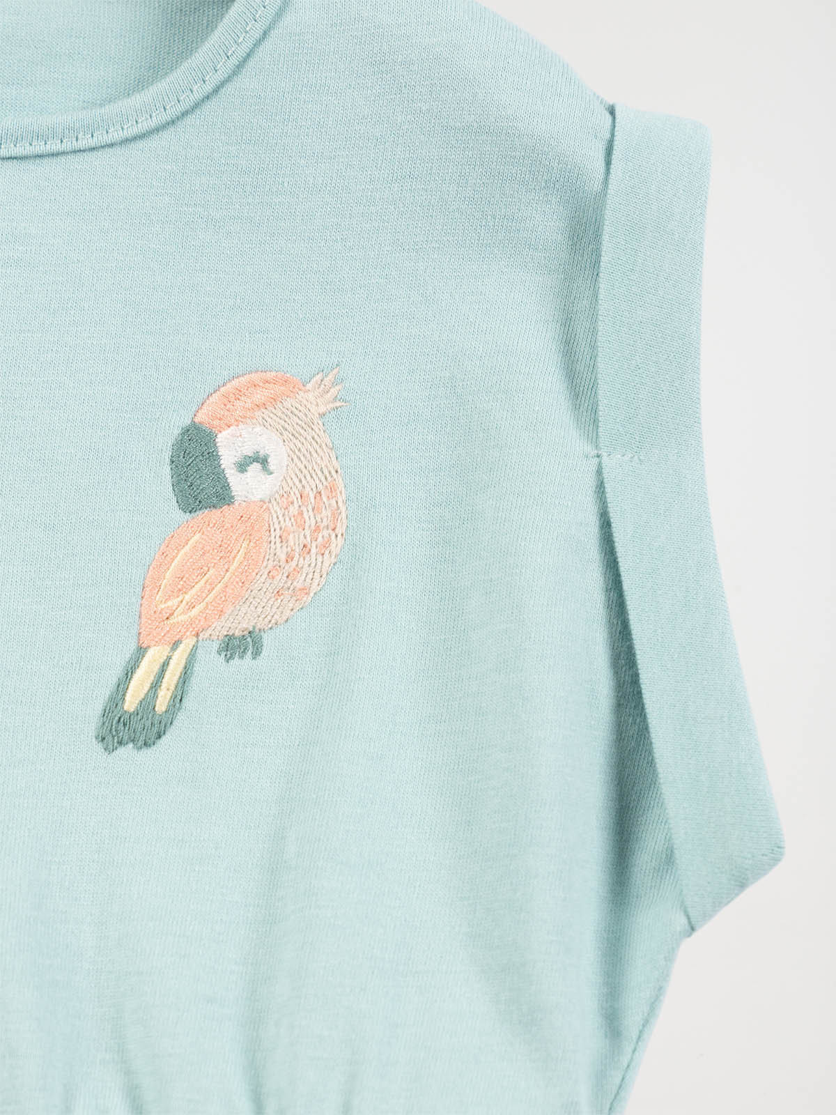 Robe perroquet brodé fille (3-36M) Robe perroquet brodé fille (3-36M)