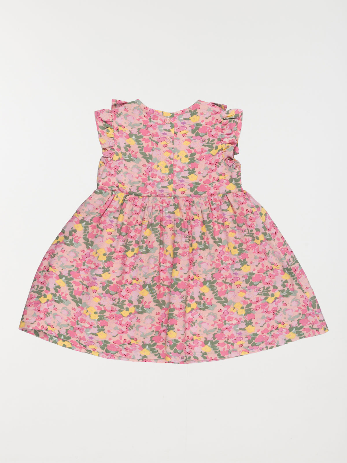 Robe fleurie rose perle fille (3-36M)
