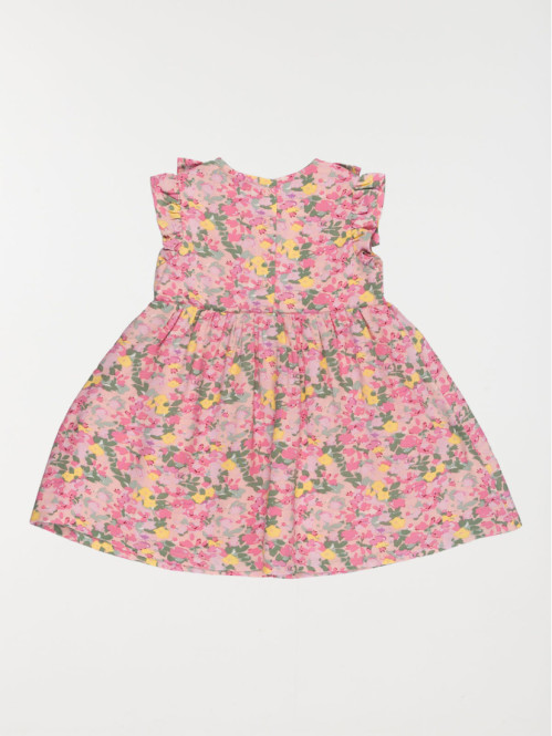 Robe fleurie rose perle...