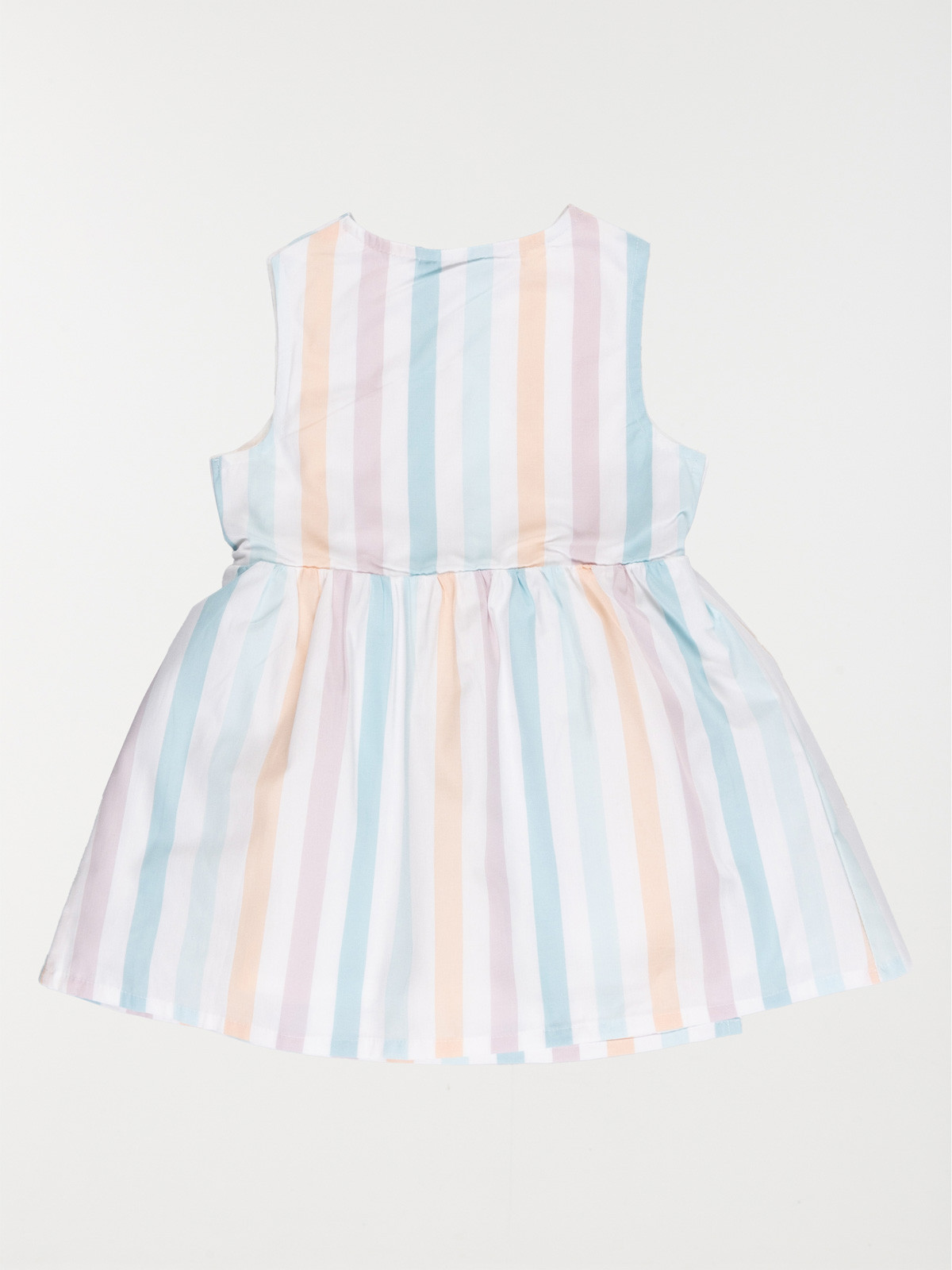 Robe rayures multicolores fille (3-36M)