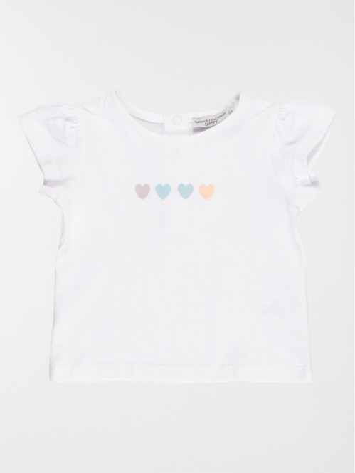Ensemble fille t-shirt/short (3-36M) Ensemble fille t-shirt/short (3-36M)