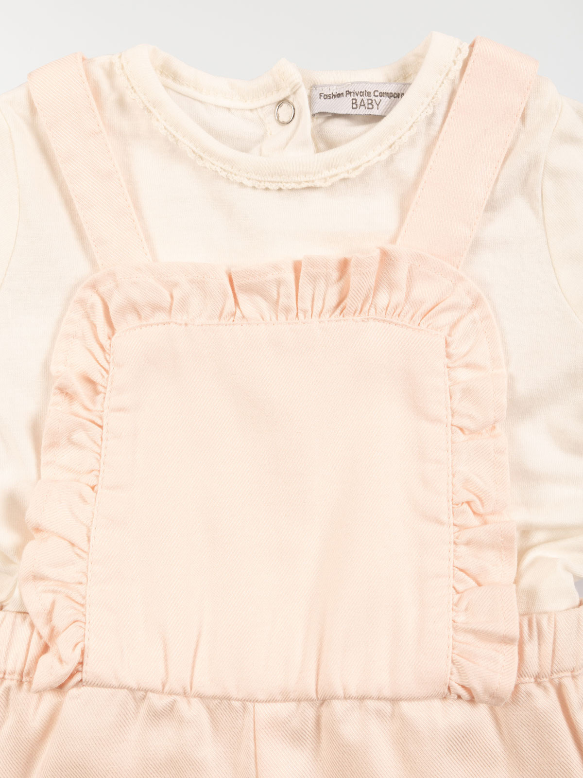 Ensemble t-shirt/salopette fille (3-36M)