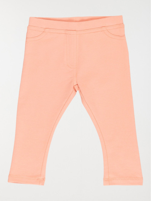 Jegging rose brique fille (3-36M)