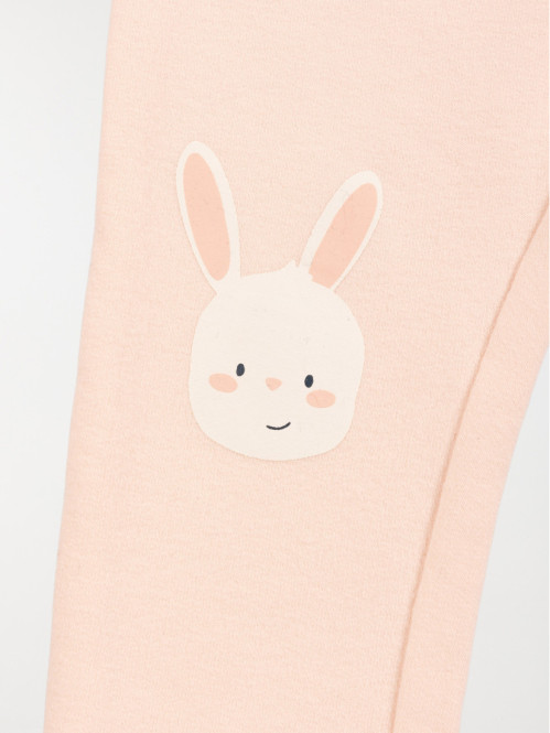 Jegging lapins genoux fille (3-36M) Jegging lapins genoux fille (3-36M)