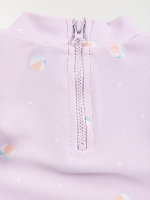 T-shirt de bain anti-UV fille (6-36M)