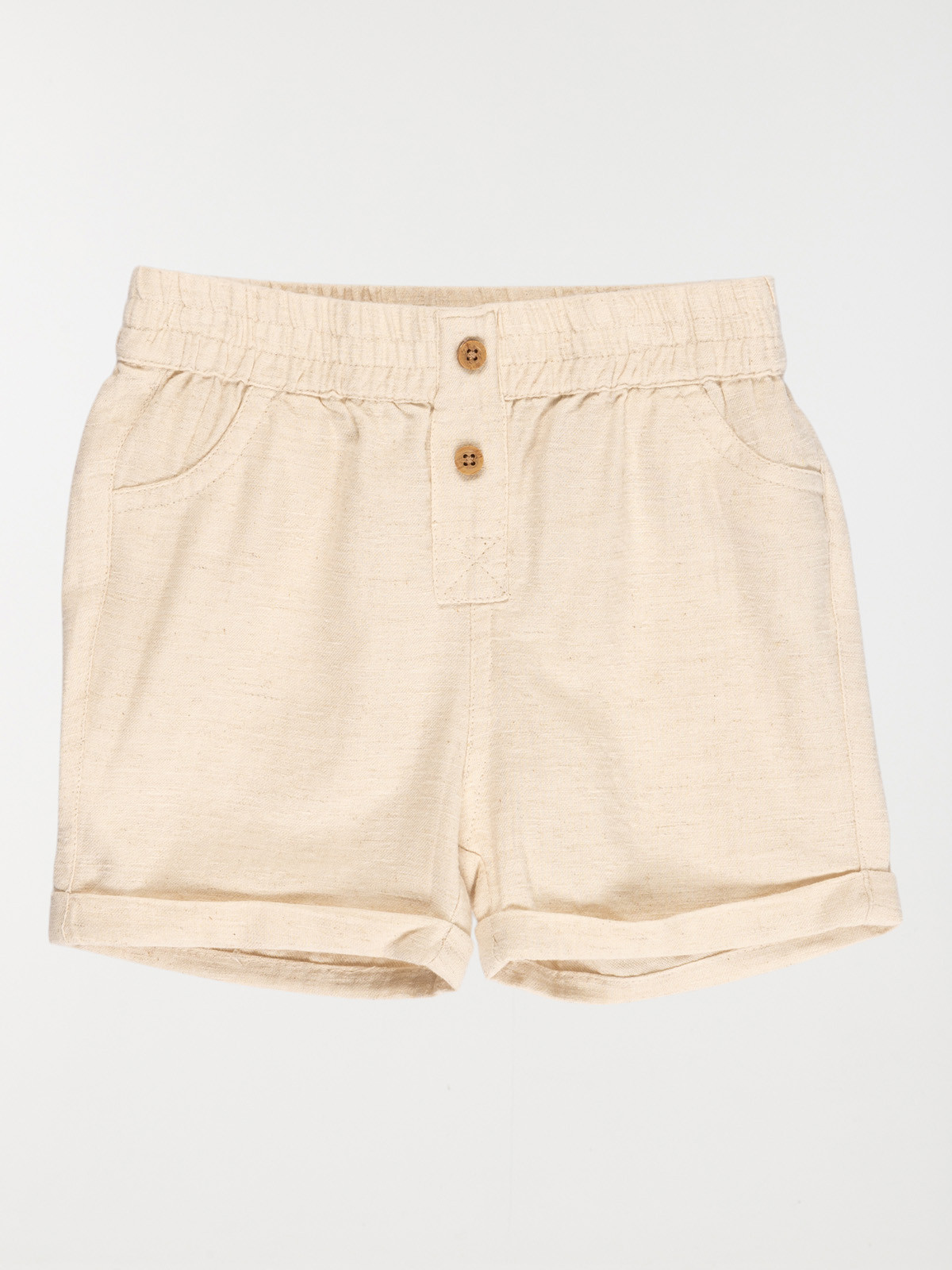 Short garçon lin baby (6-36M)