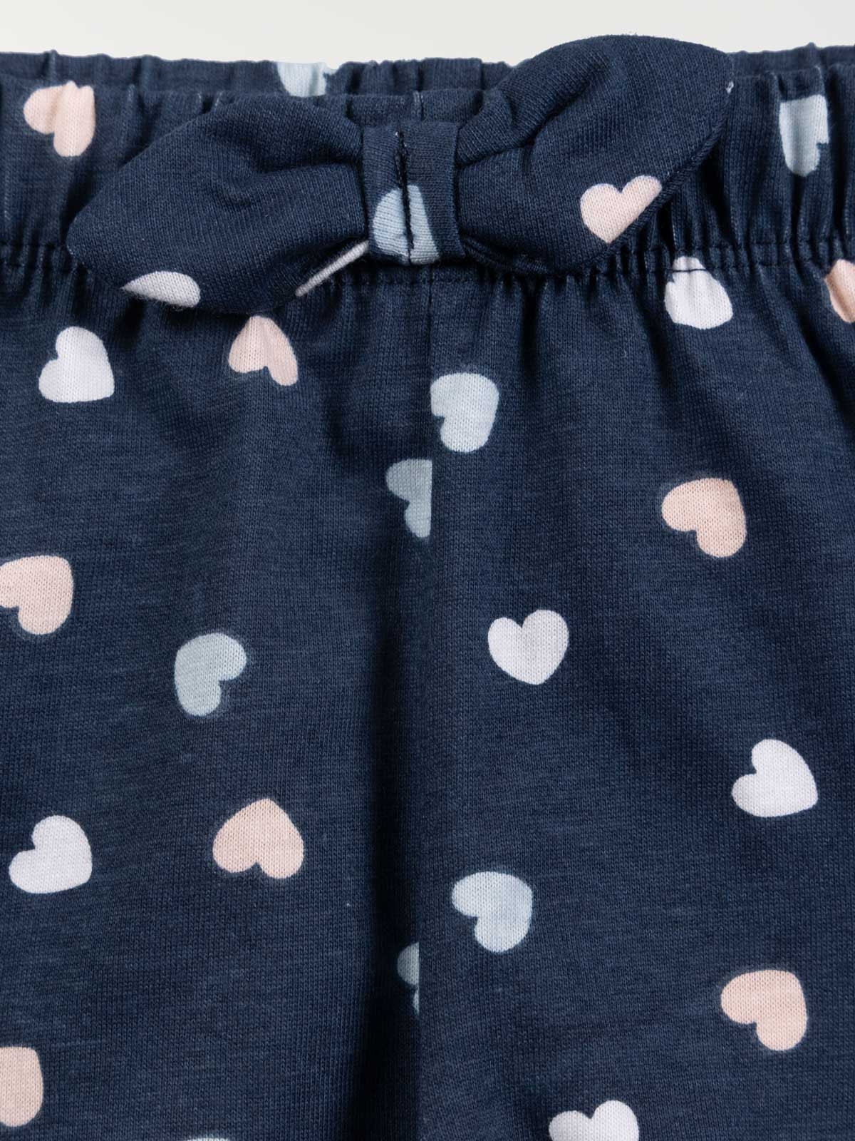 Short basique coeur fille (3-36M)