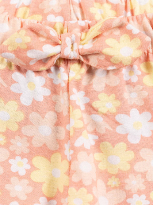 Short basique fleurs fille...