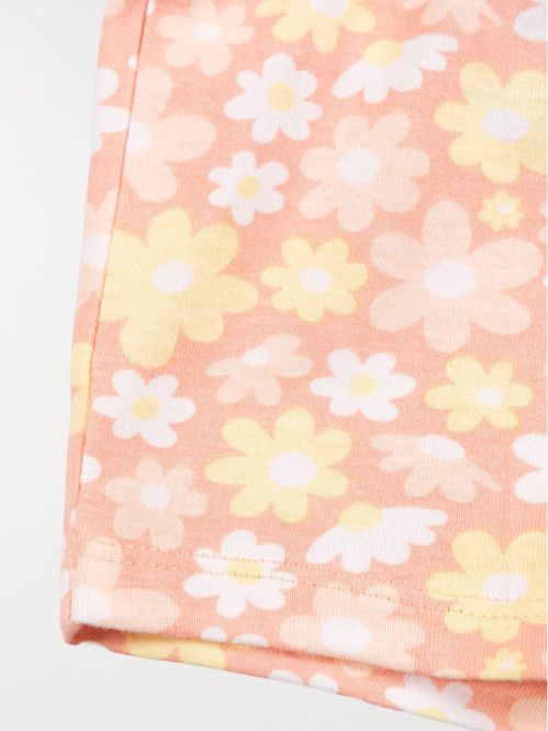 Short basique fleurs fille...