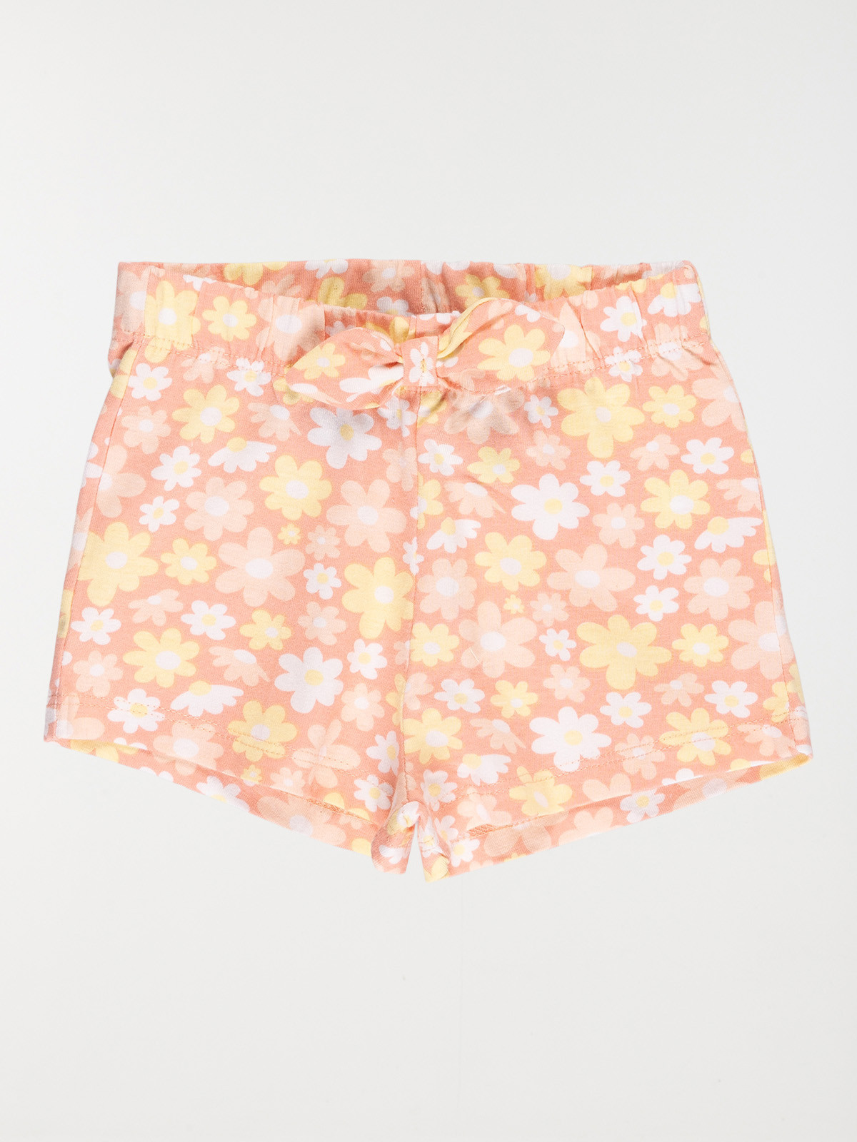 Short basique fleurs fille (3-36M)