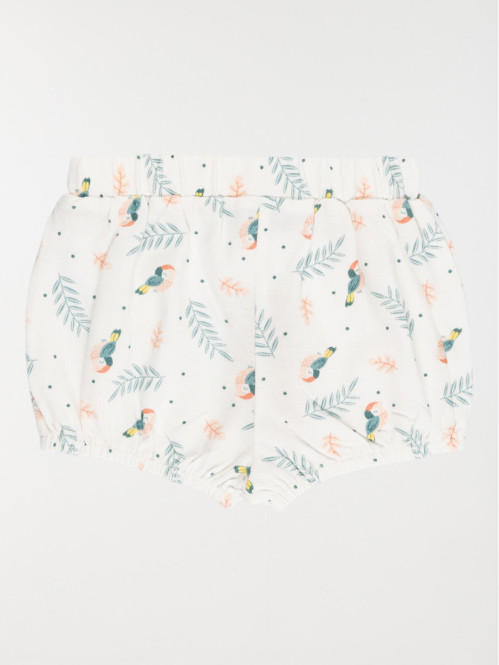 Short imprimé tropical...