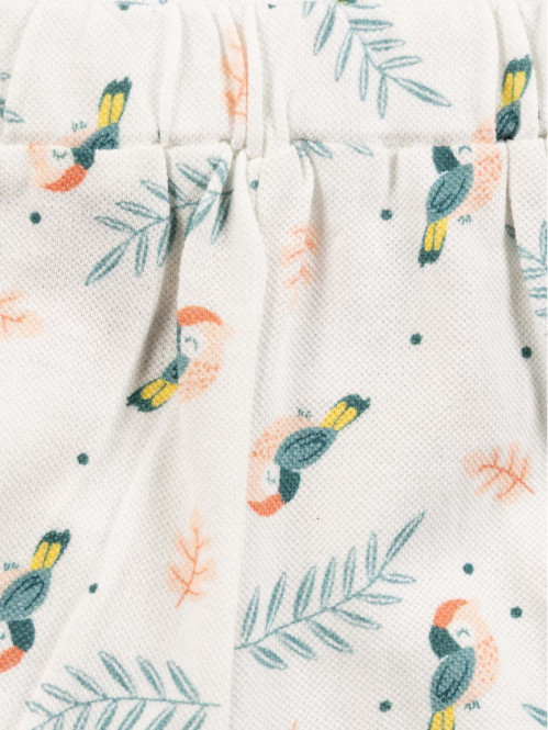 Short imprimé tropical...