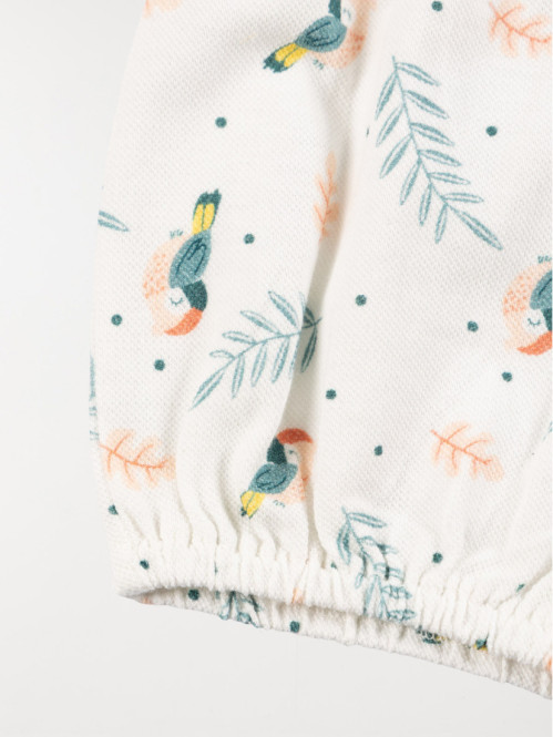 Short imprimé tropical...