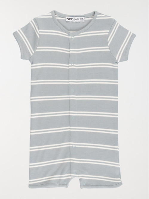 Pyjashort rayé garçon (3-24M)