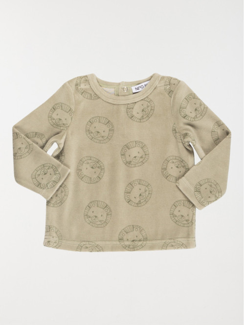 Pyjama imprimé lion garçon (3- 24M)